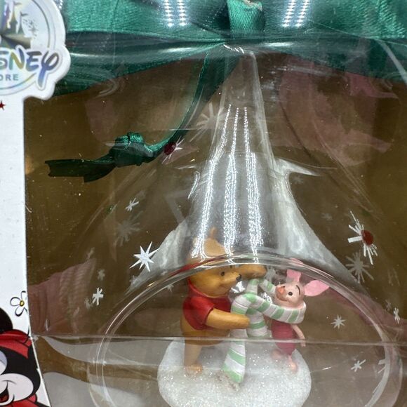 Disney Store Ornament Winnie The Pooh and Piglet Glass Drop Sketchbook 2017 - Picture 3 of 7